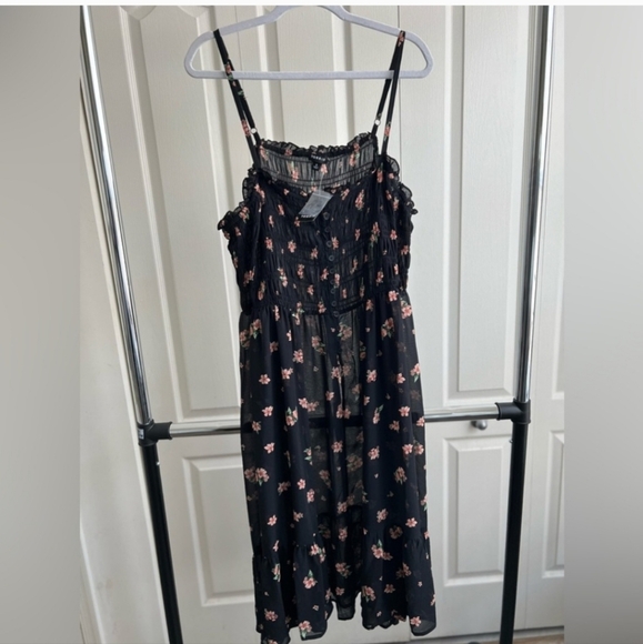 NWOT Chiffon Button Up Sleeveless Tunic 3X - Picture 4 of 4